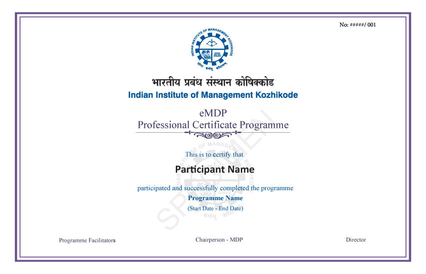 Completion Certificate