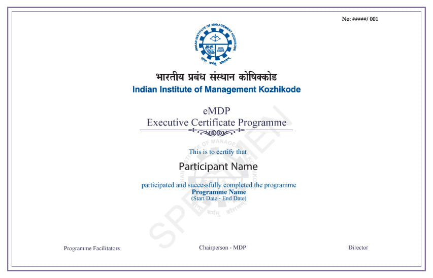 Completion Certificate