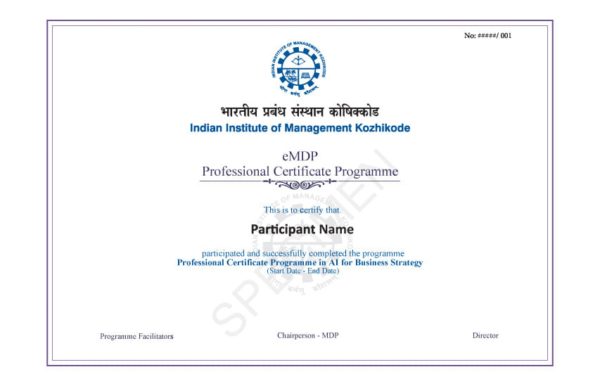 Completion Certificate